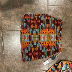 DD ranch tack room blanket skirt